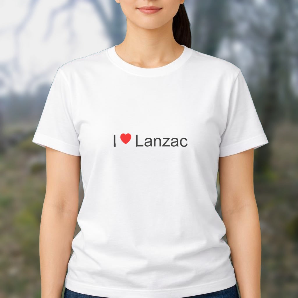 T-shirt I love lanzac