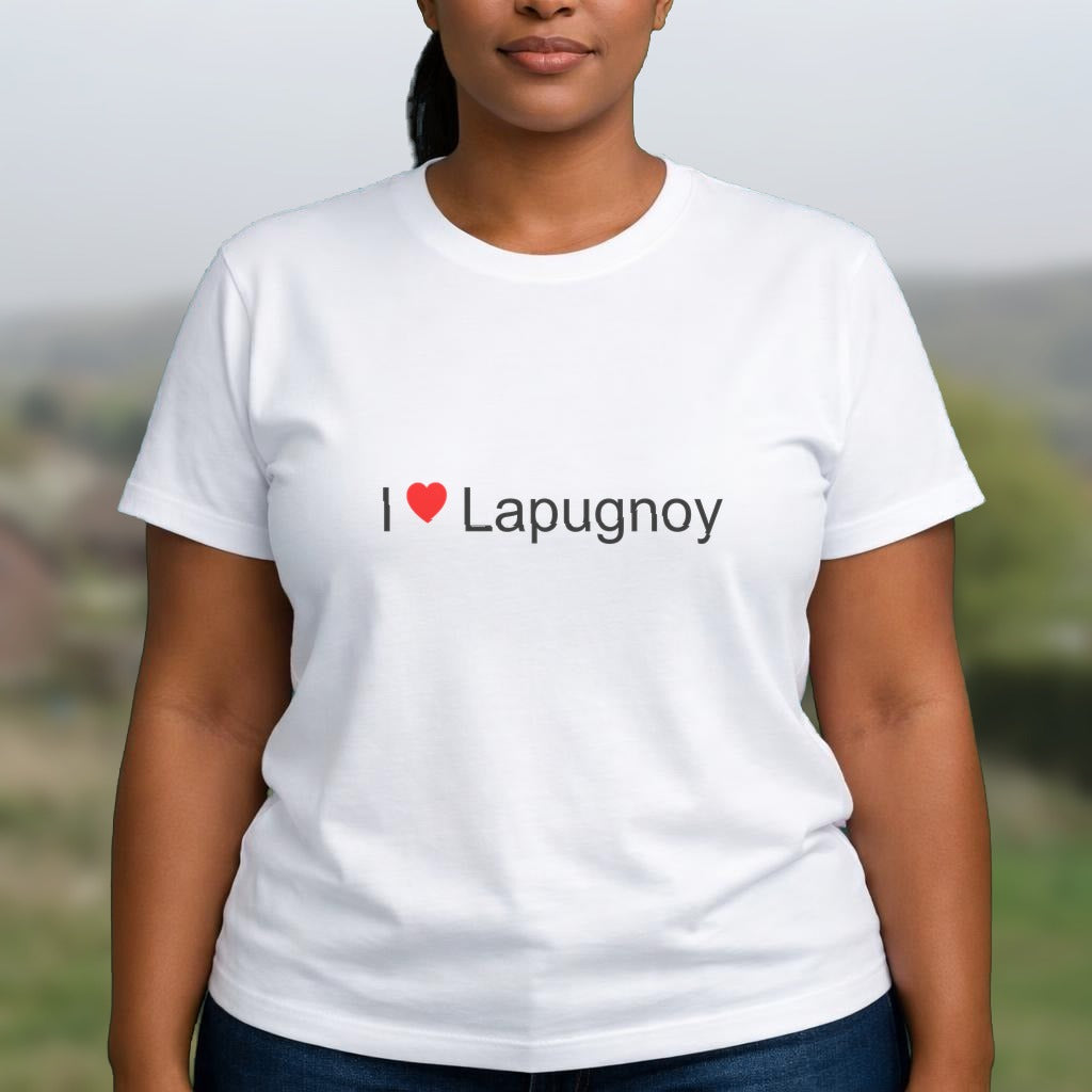 T-shirt I love lapugnoy