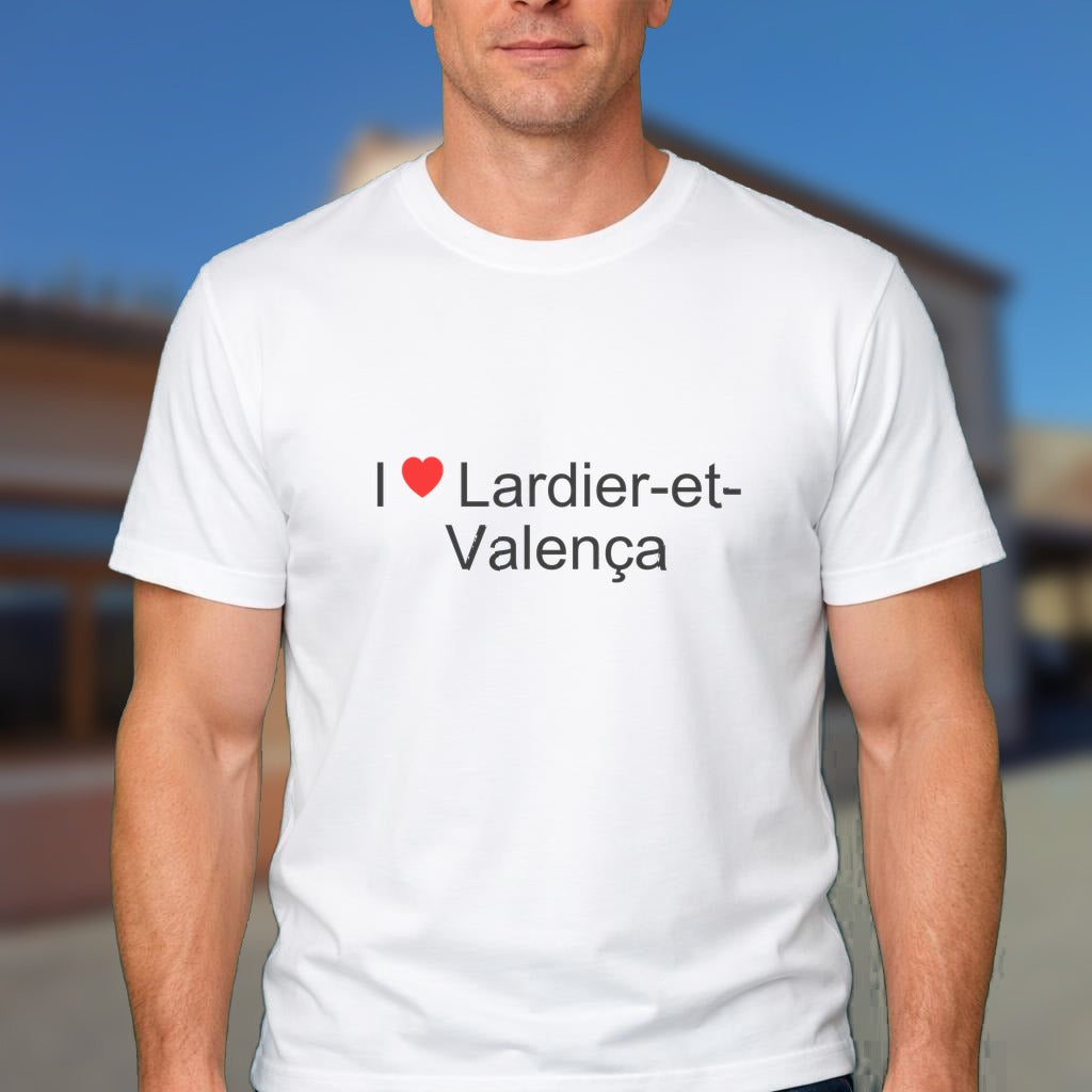 T-shirt I love lardier-et-valença