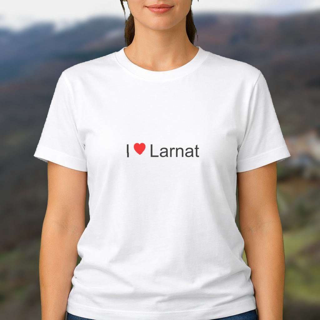 T-shirt I love larnat