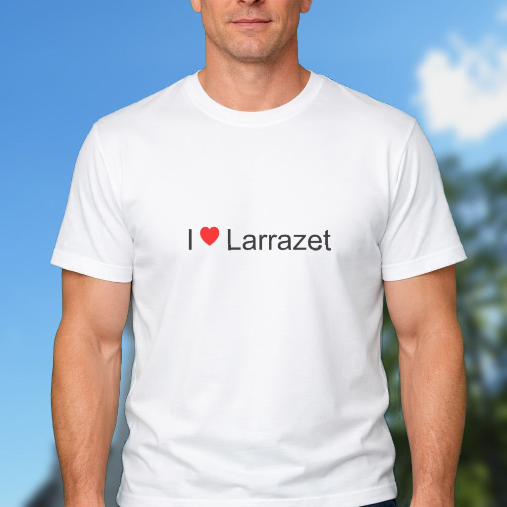 T-shirt I love larrazet