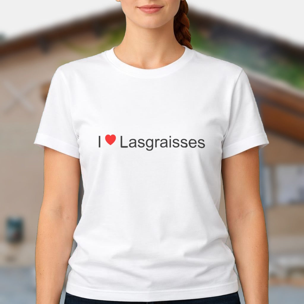 T-shirt I love lasgraisses