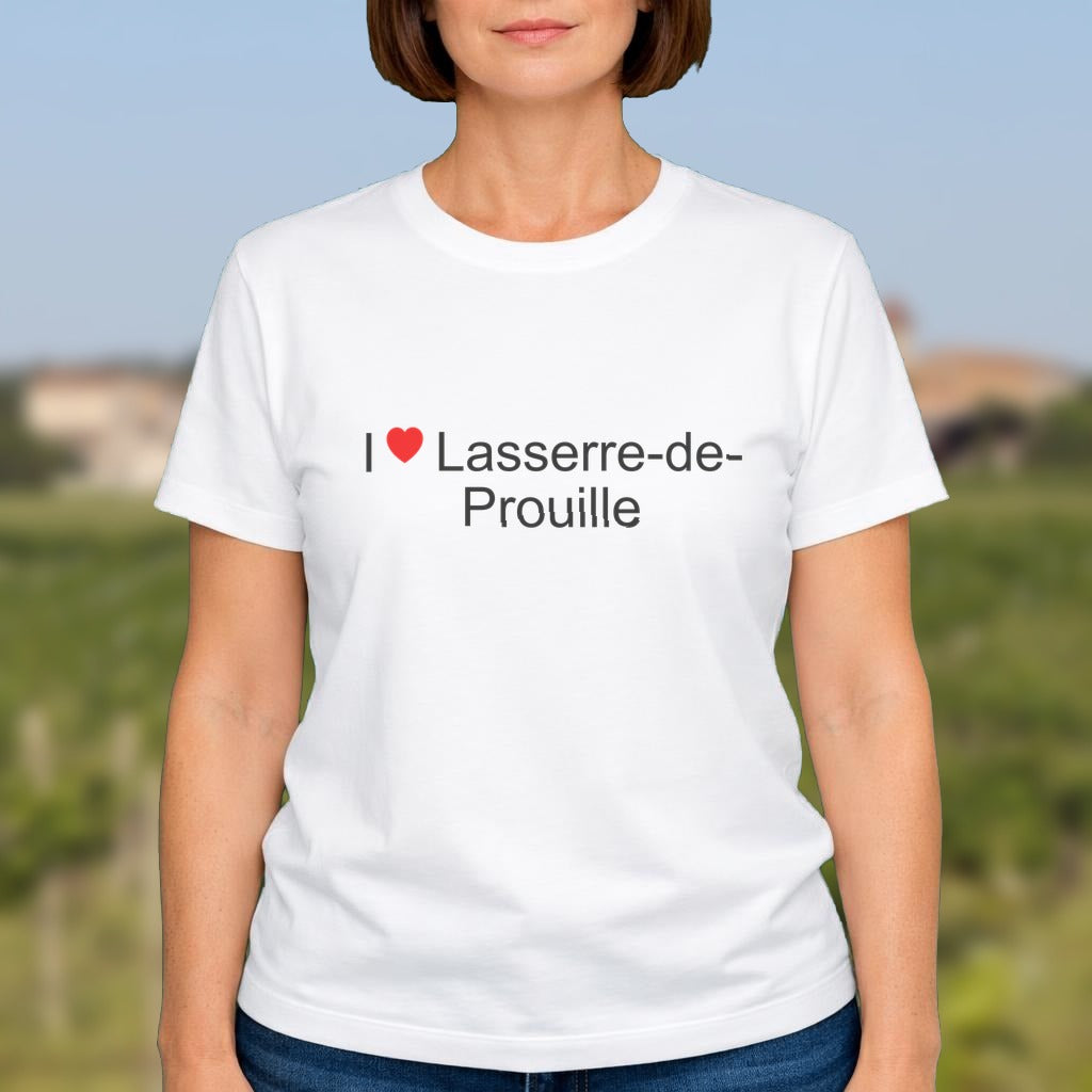T-shirt I love lasserre-de-prouille