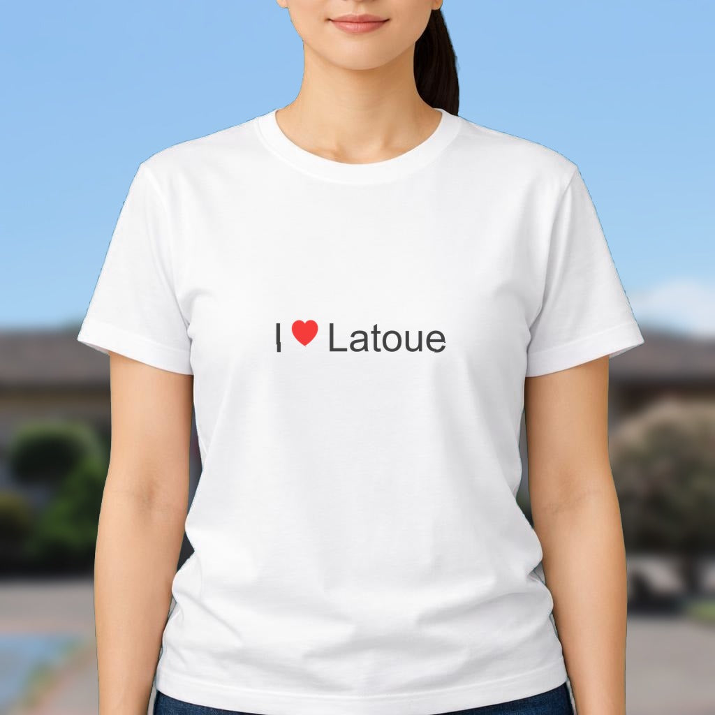 T-shirt I love latoue
