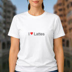 T-shirt I love lattes
