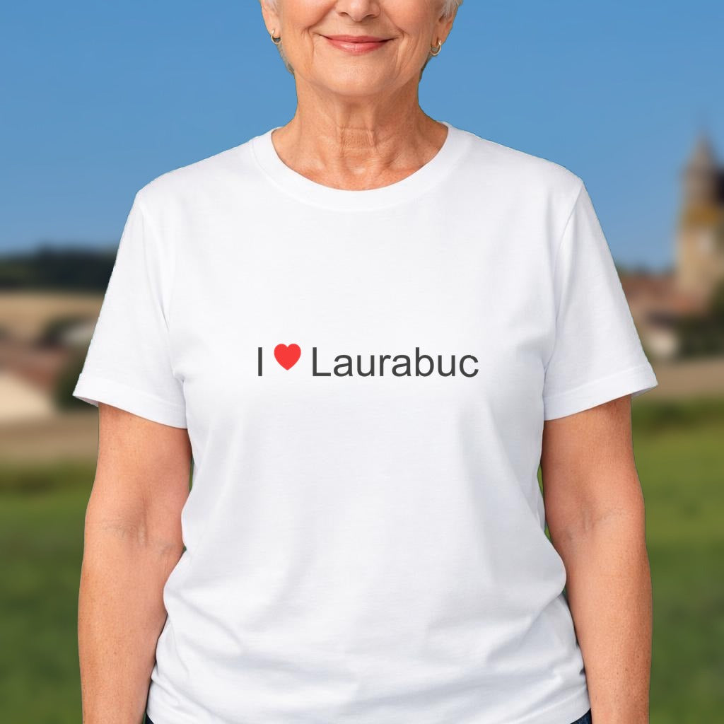 T-shirt I love laurabuc