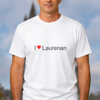T-shirt I love laurenan