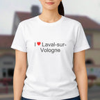 T-shirt I love laval-sur-vologne