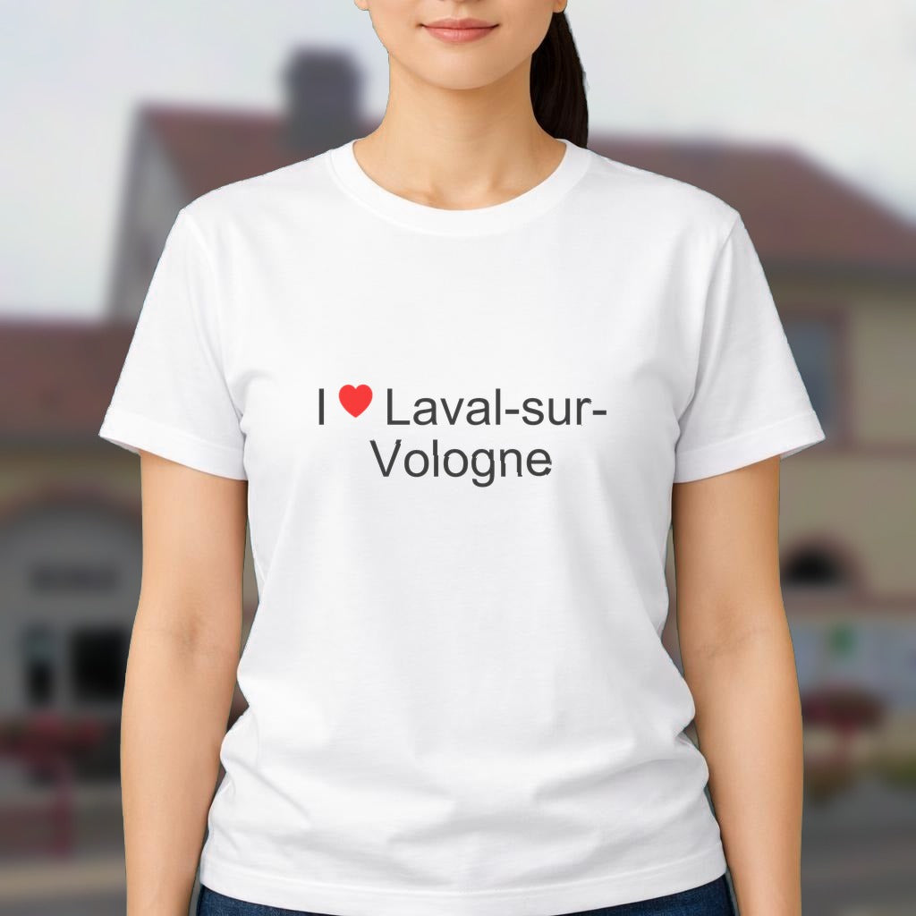 T-shirt I love laval-sur-vologne