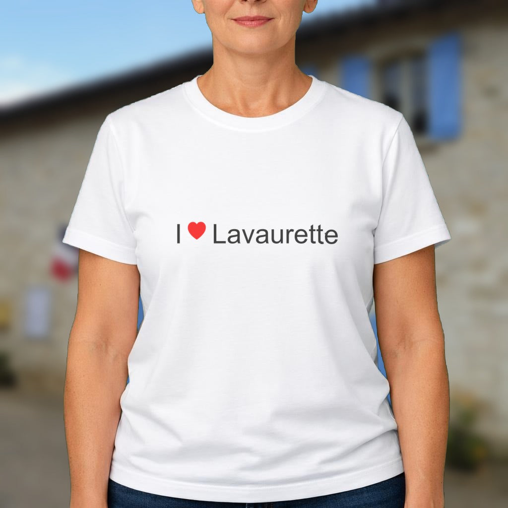 T-shirt I love lavaurette