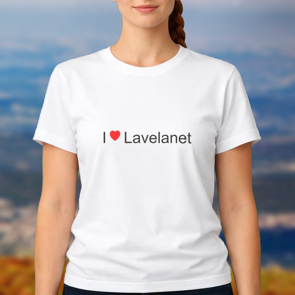 T-shirt I love lavelanet