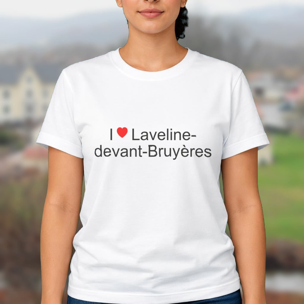 T-shirt I love laveline-devant-bruyères