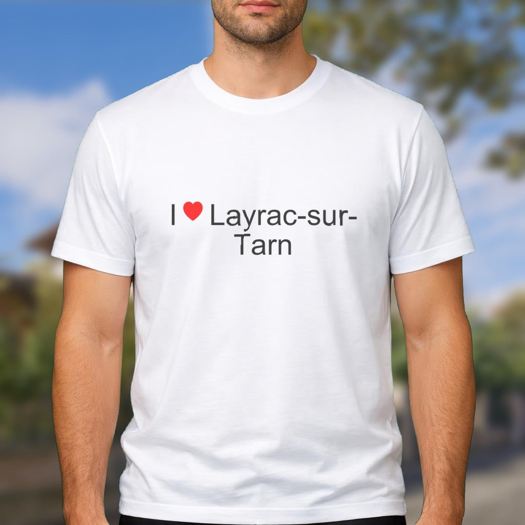 T-shirt I love layrac-sur-tarn