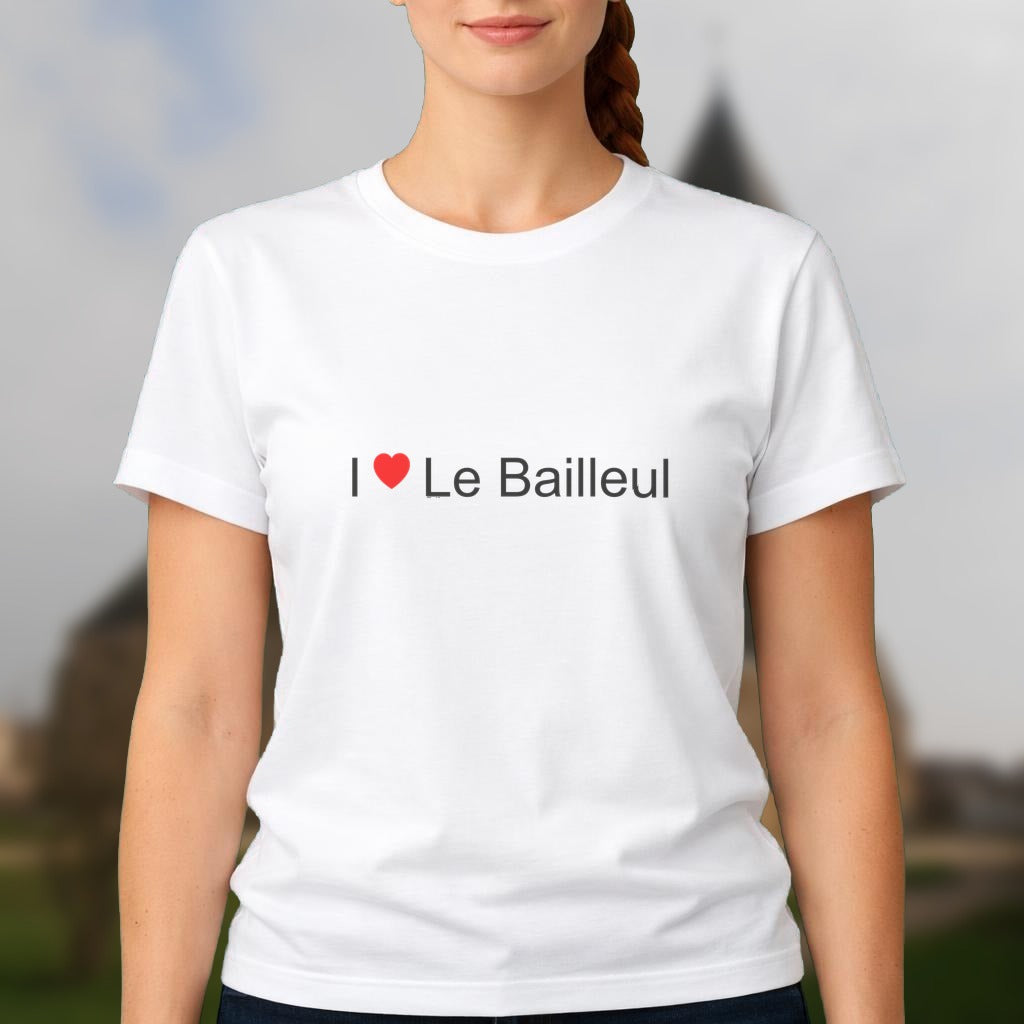T-shirt I love le bailleul