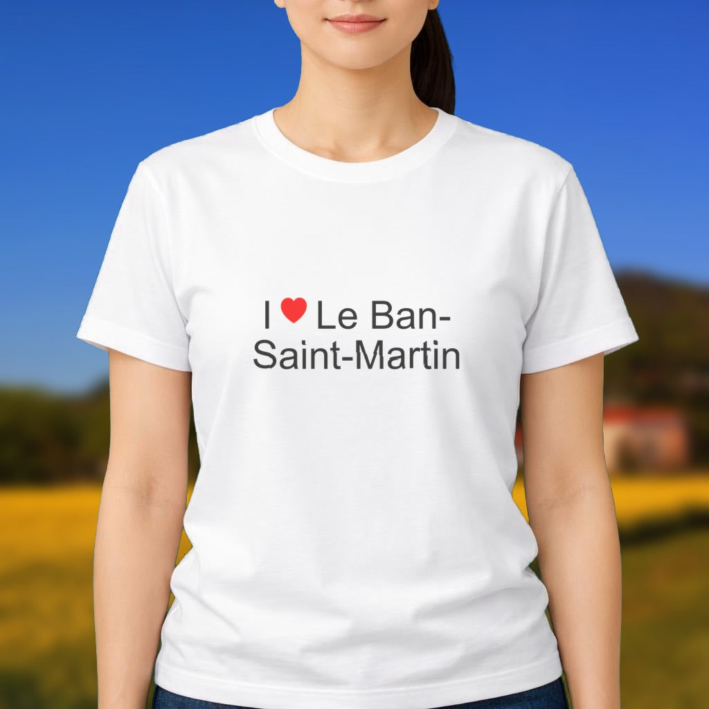 T-shirt I love le ban-saint-martin
