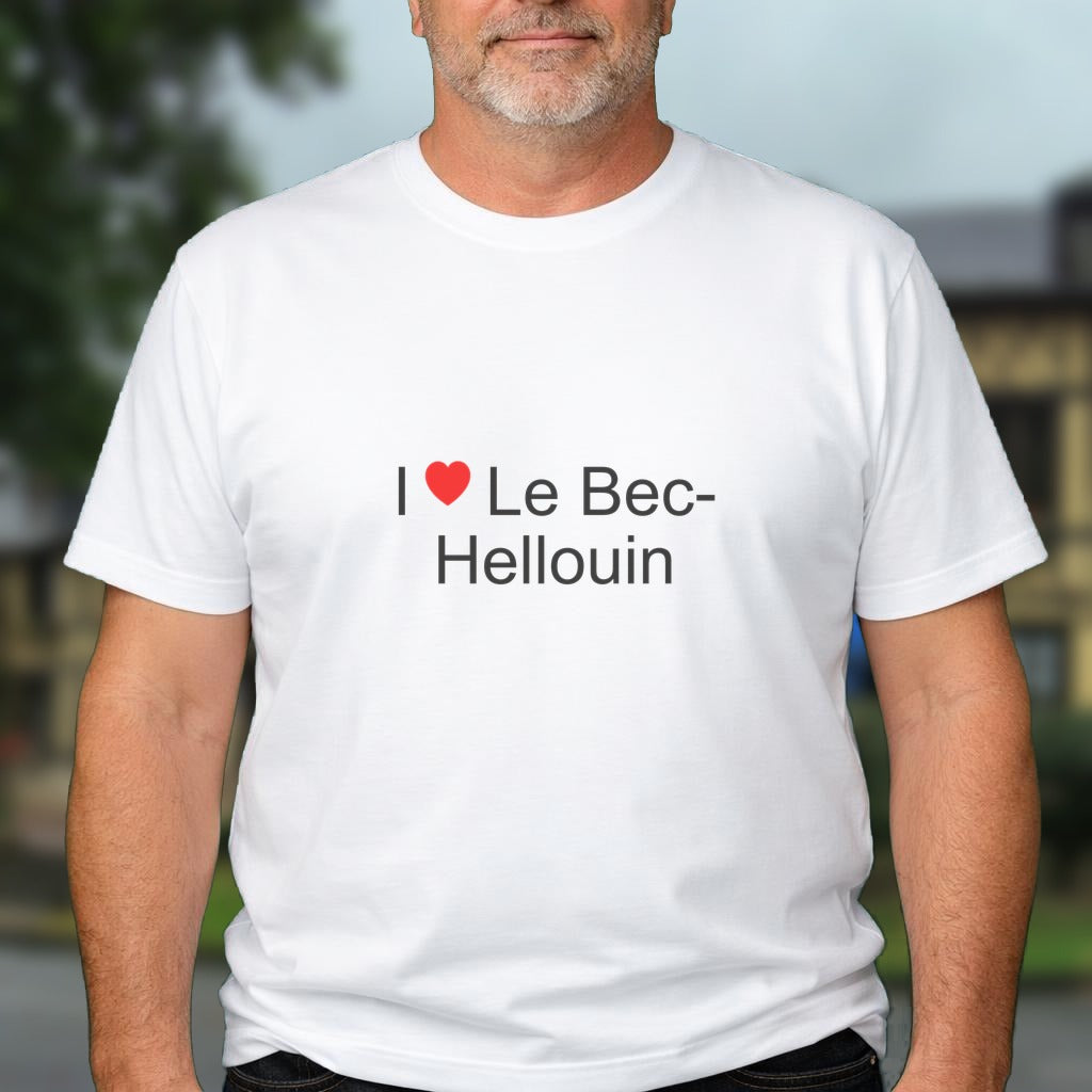 T-shirt I love le bec-hellouin