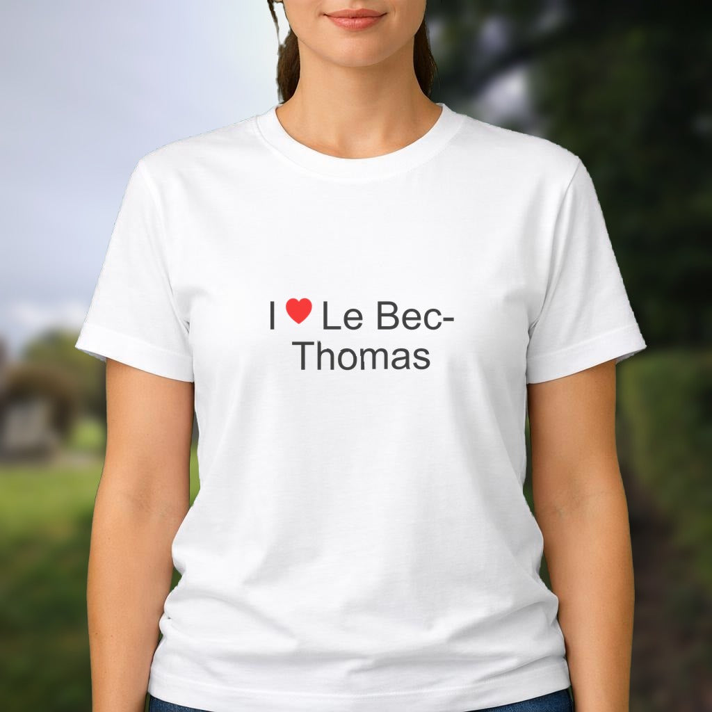 T-shirt I love le bec-thomas