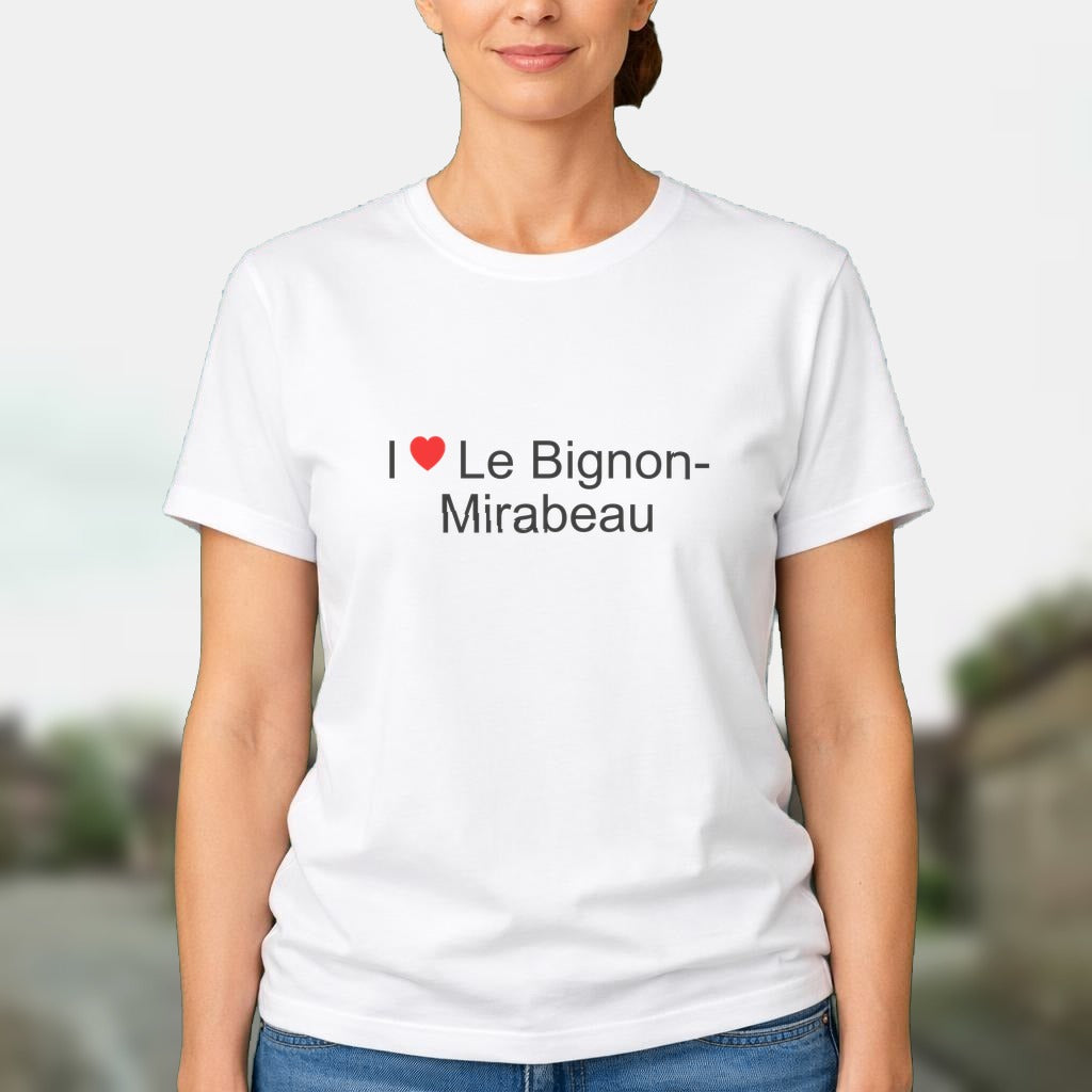 T-shirt I love le bignon-mirabeau