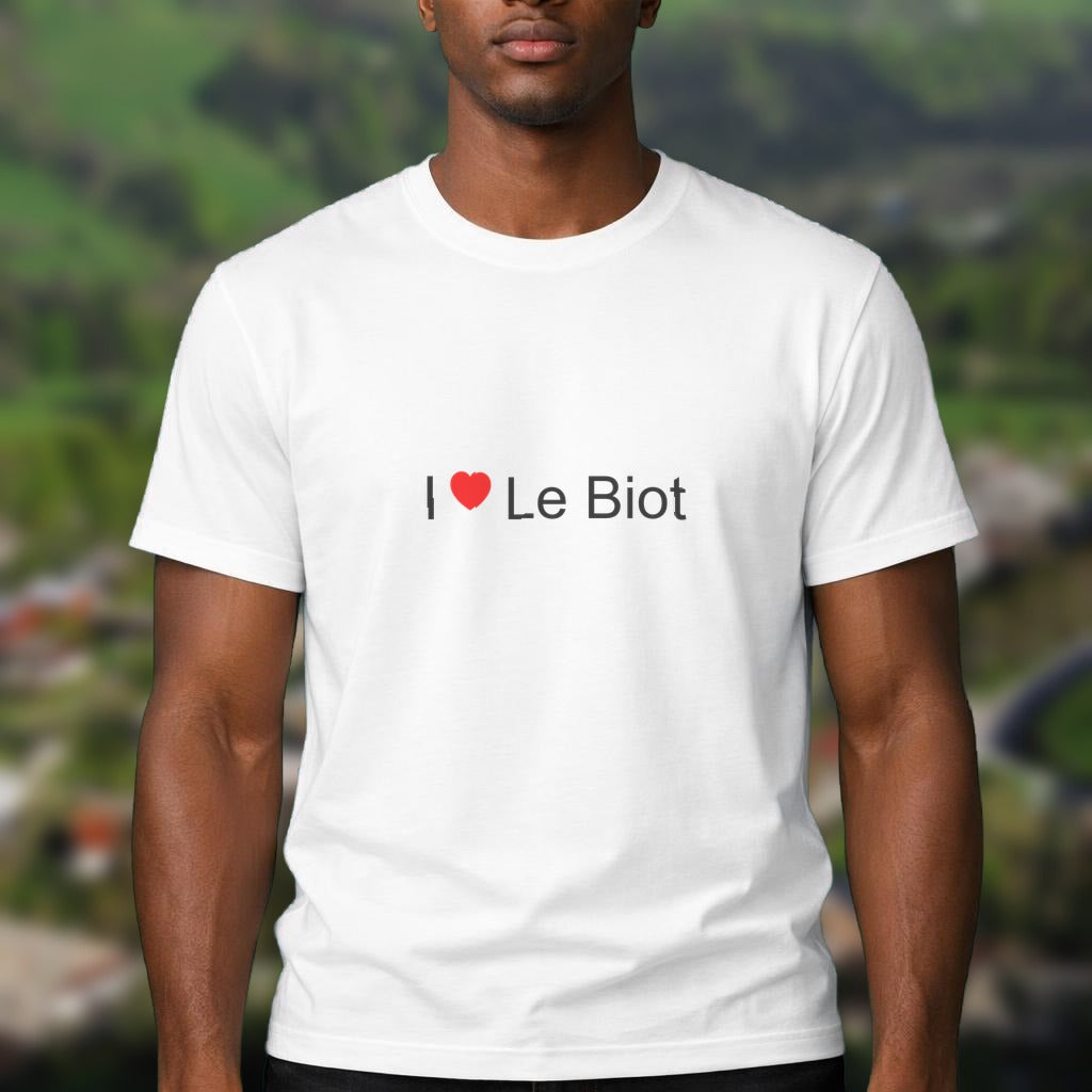 T-shirt I love le biot