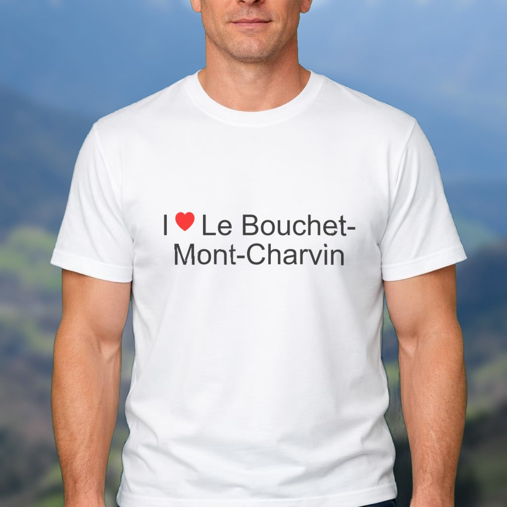 T-shirt I love le bouchet-mont-charvin