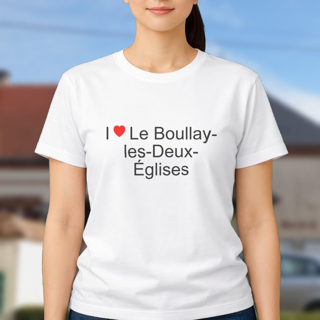 T-shirt I love le boullay-les-deux-églises