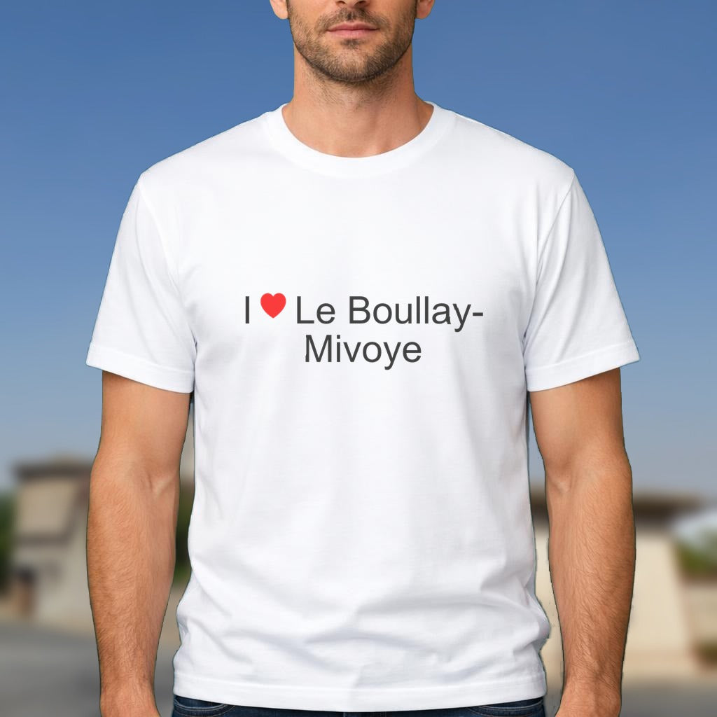 T-shirt I love le boullay-mivoye
