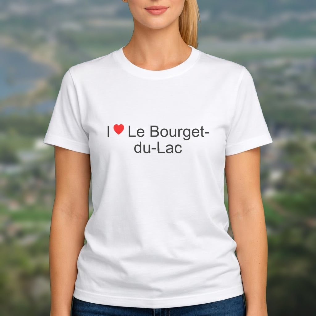 T-shirt I love le bourget-du-lac