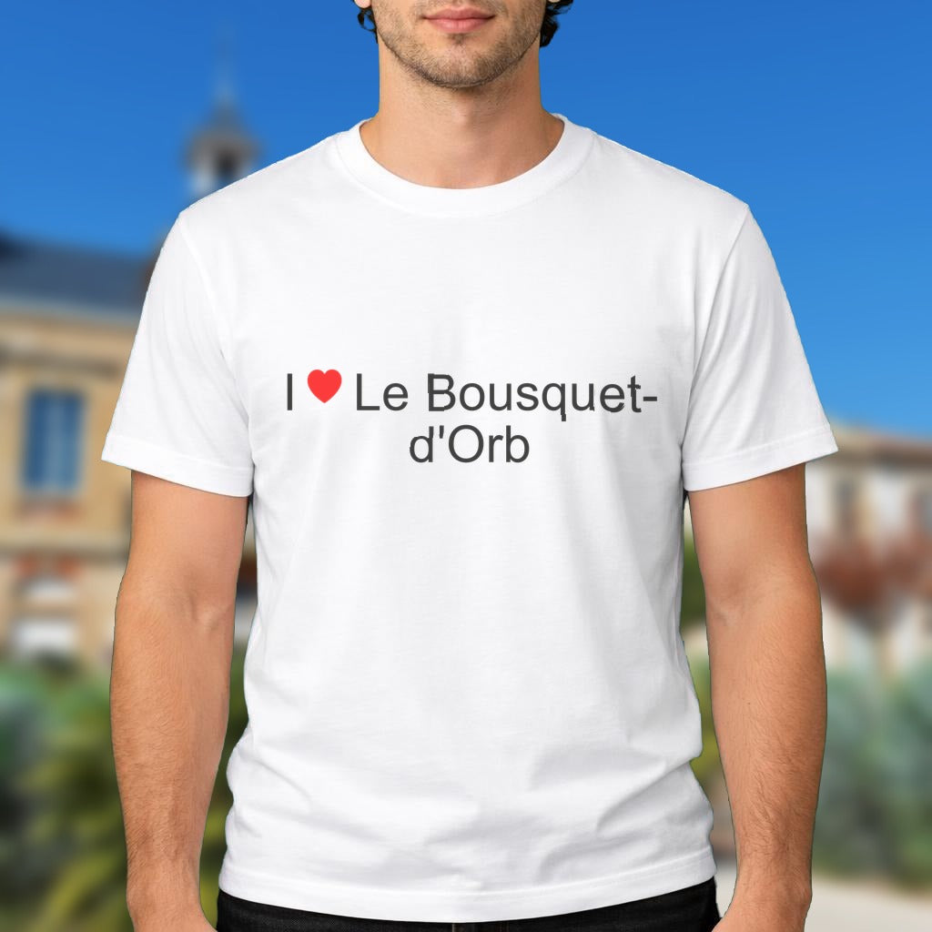 T-shirt I love le bousquet-d'orb
