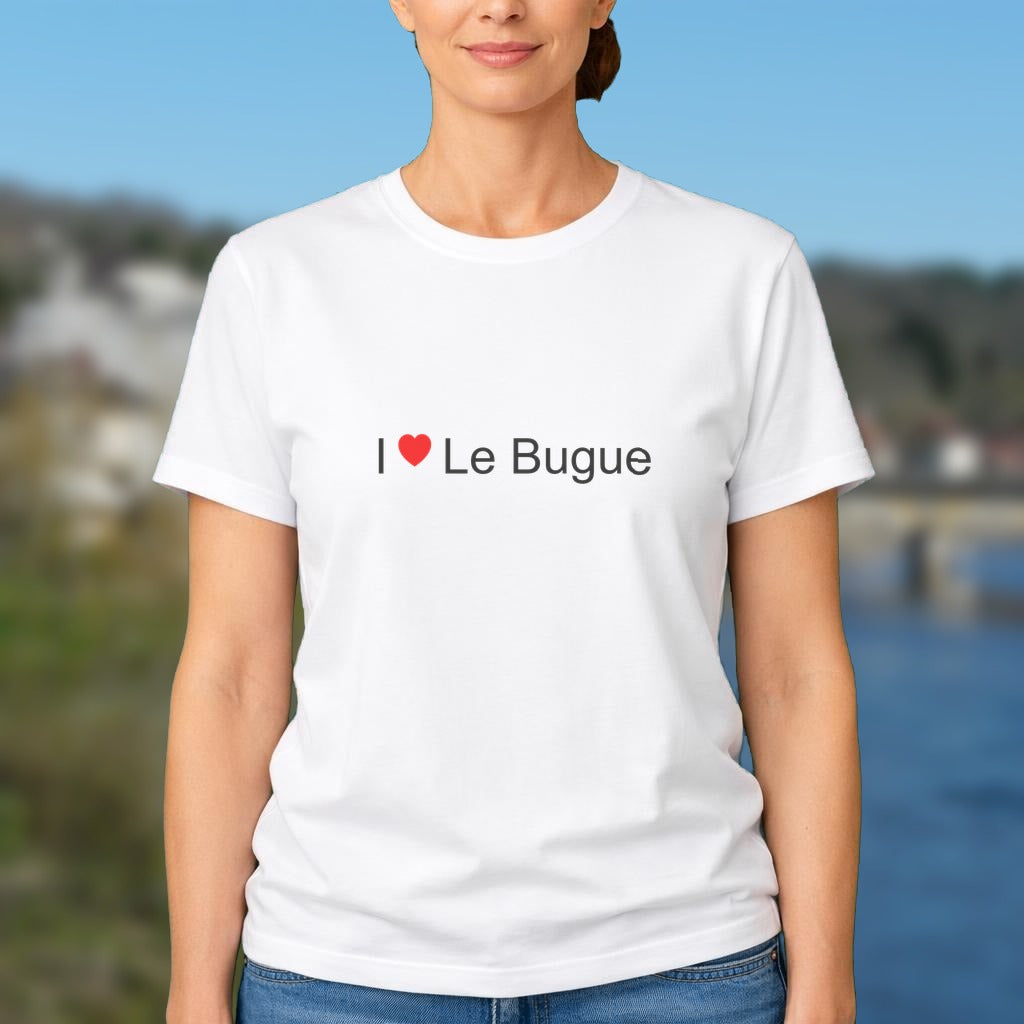 T-shirt I love le bugue