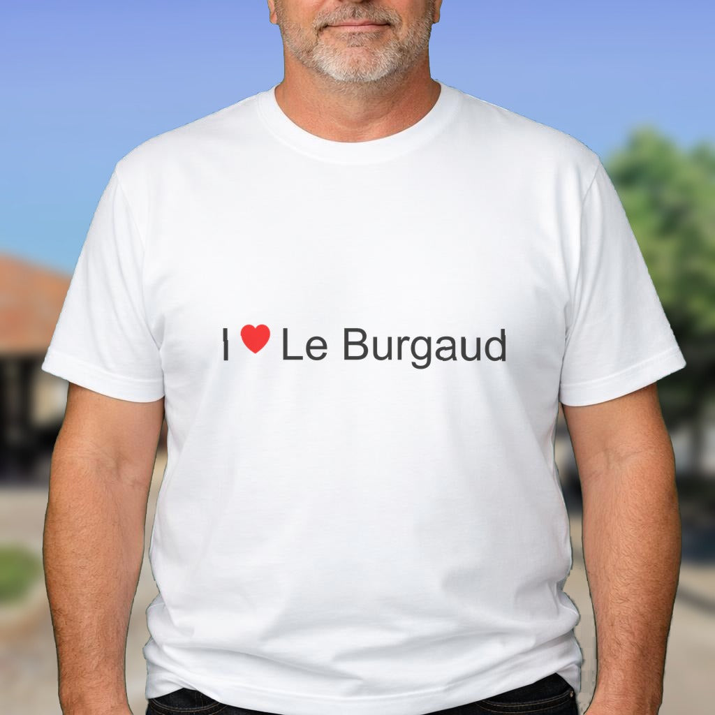 T-shirt I love le burgaud