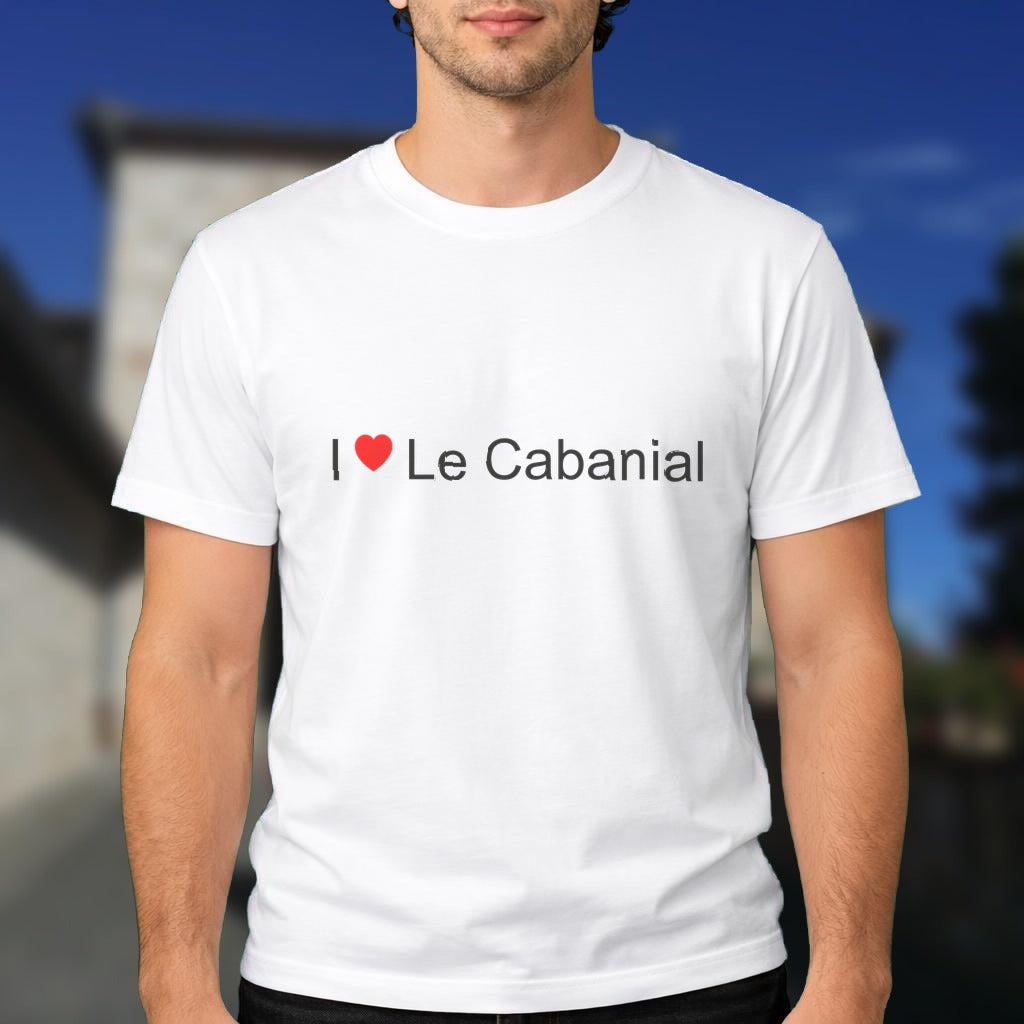 T-shirt I love le cabanial