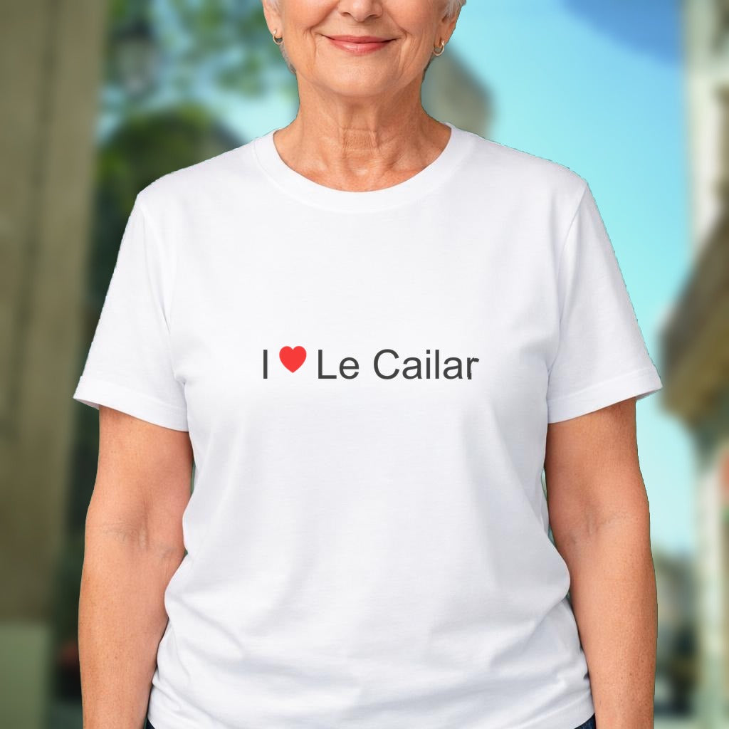 T-shirt I love le cailar