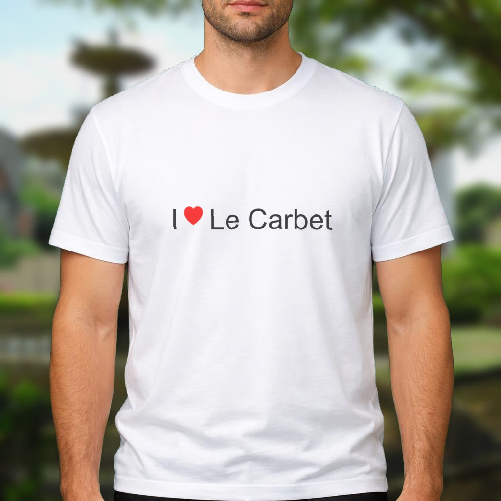 T-shirt I love le carbet