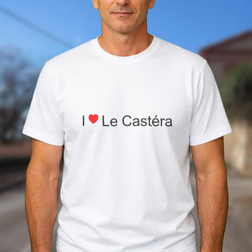 T-shirt I love le castéra