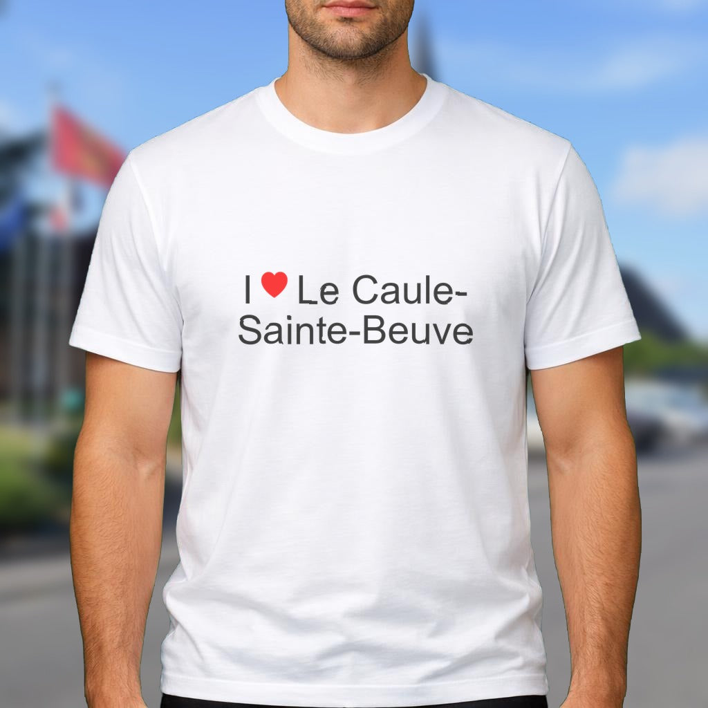 T-shirt I love le caule-sainte-beuve