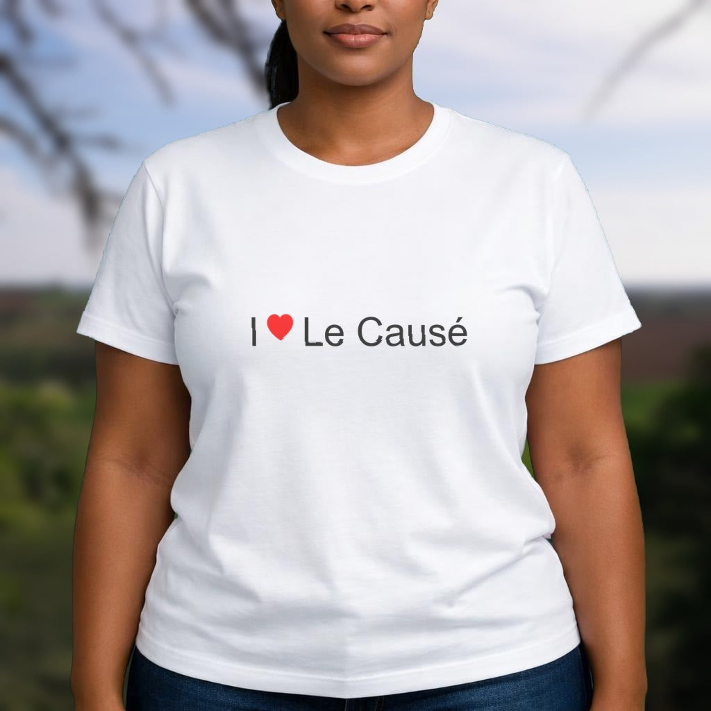 T-shirt I love le causé