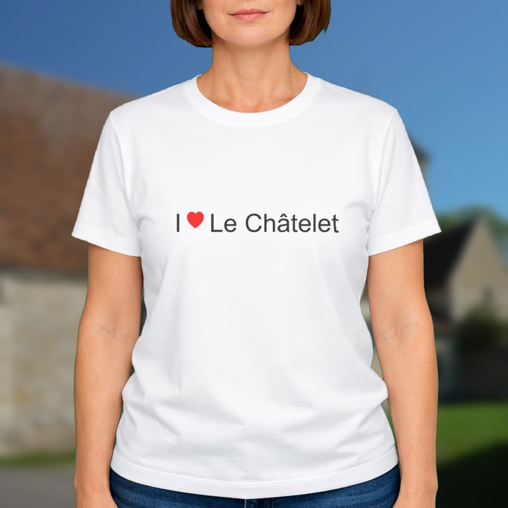 T-shirt I love le châtelet