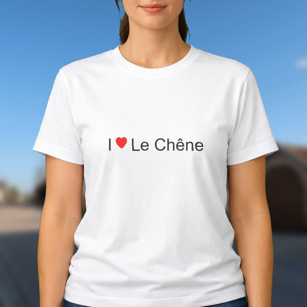 T-shirt I love le chêne