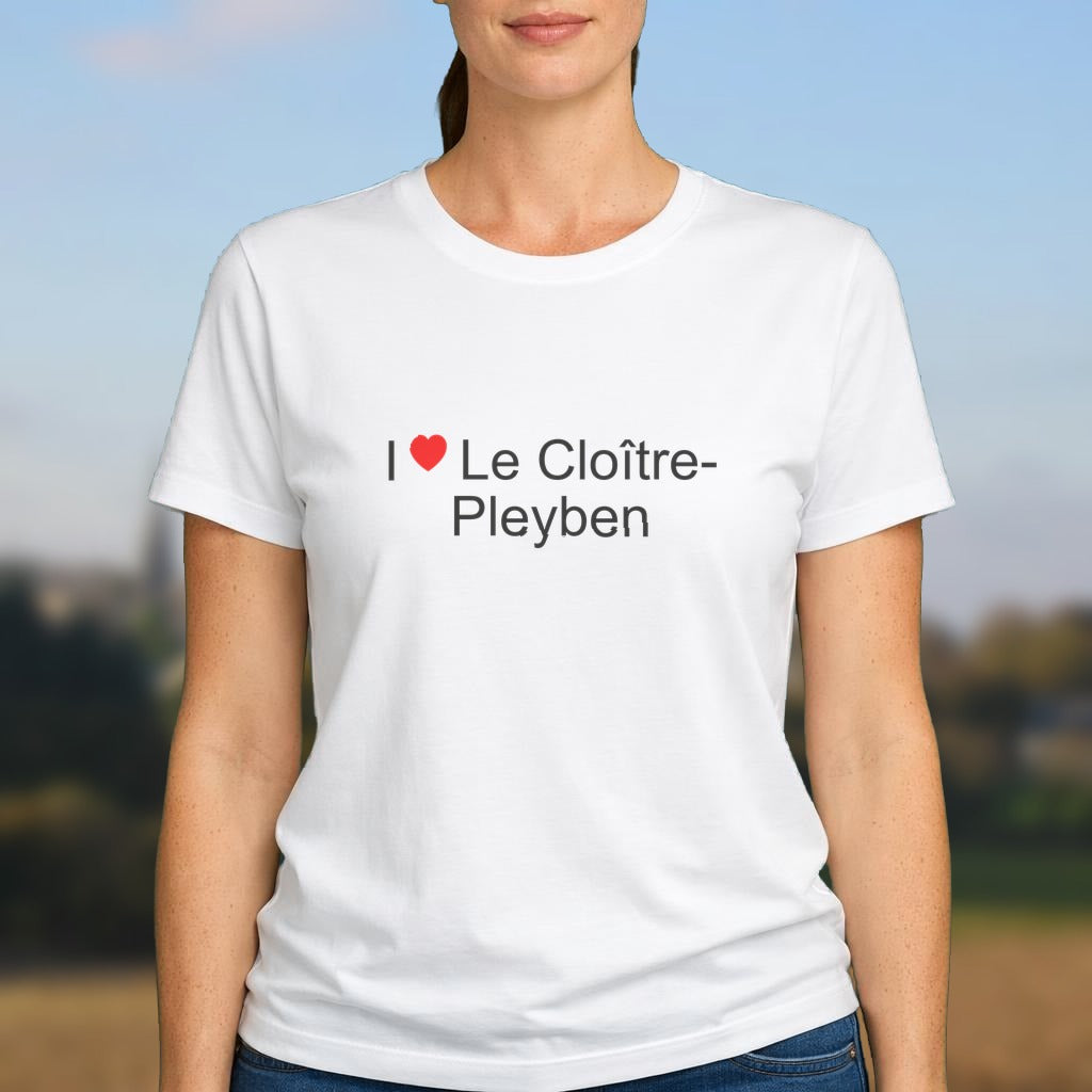 T-shirt I love le cloître-pleyben