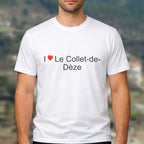 T-shirt I love le collet-de-dèze