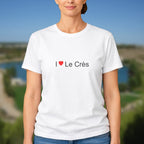T-shirt I love le crès