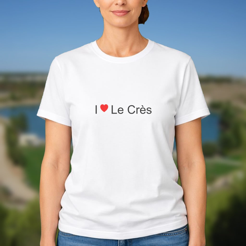 T-shirt I love le crès