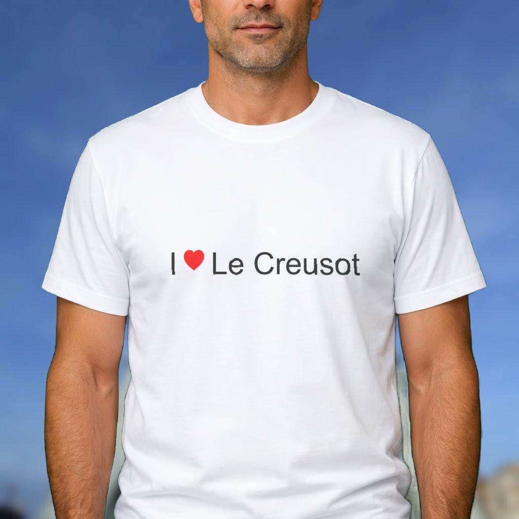 T-shirt I love le creusot