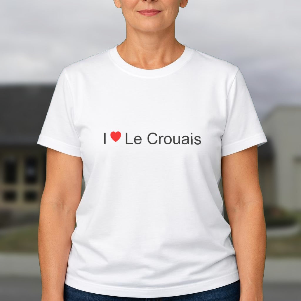 T-shirt I love le crouais