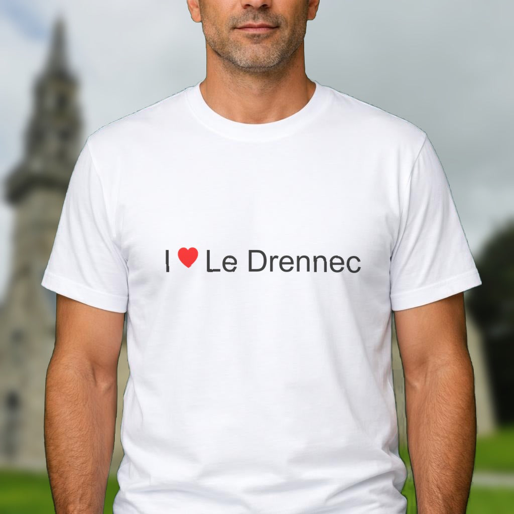 T-shirt I love le drennec
