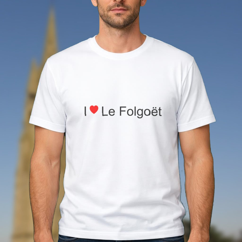 T-shirt I love le folgoët