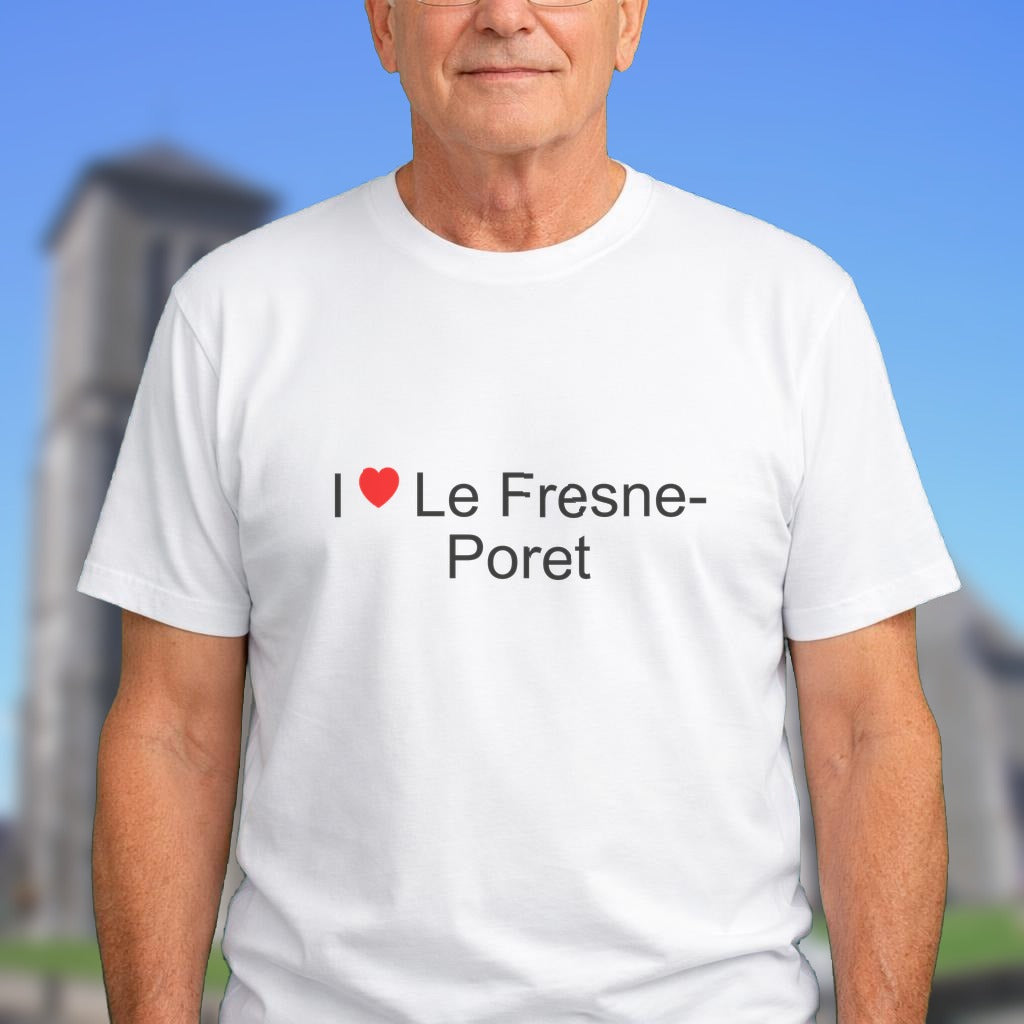 T-shirt I love le fresne-poret