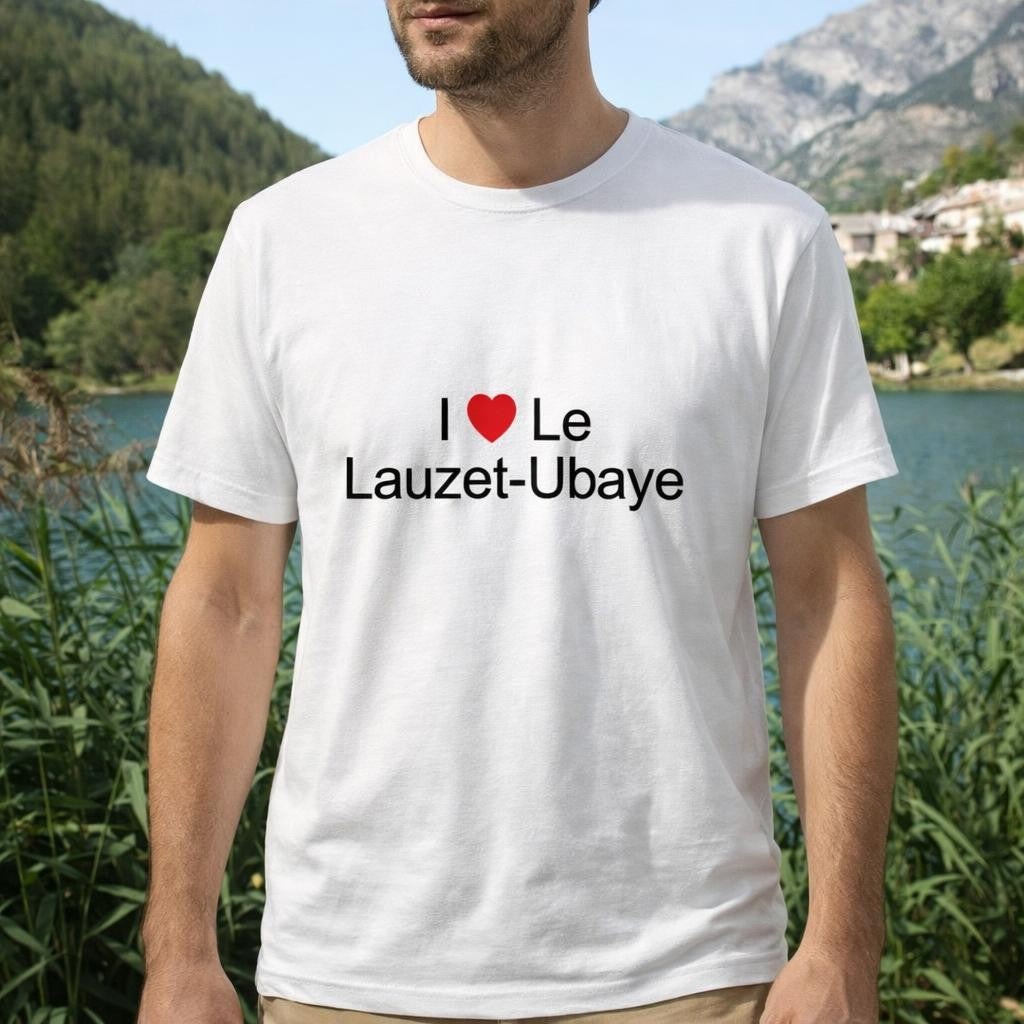 T-shirt I love le lauzet-ubaye
