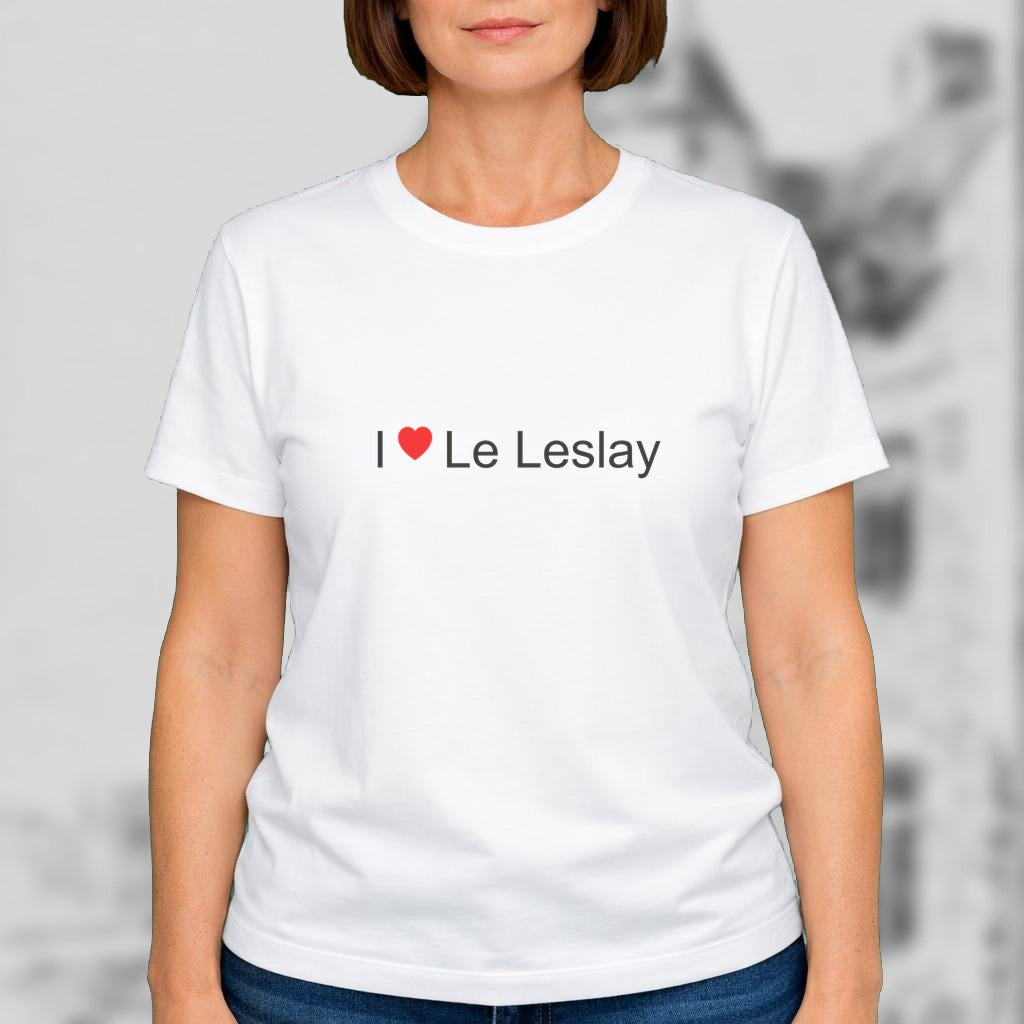 T-shirt I love le leslay