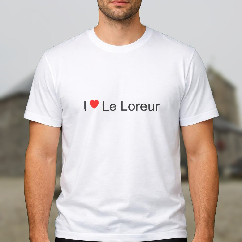 T-shirt I love le loreur